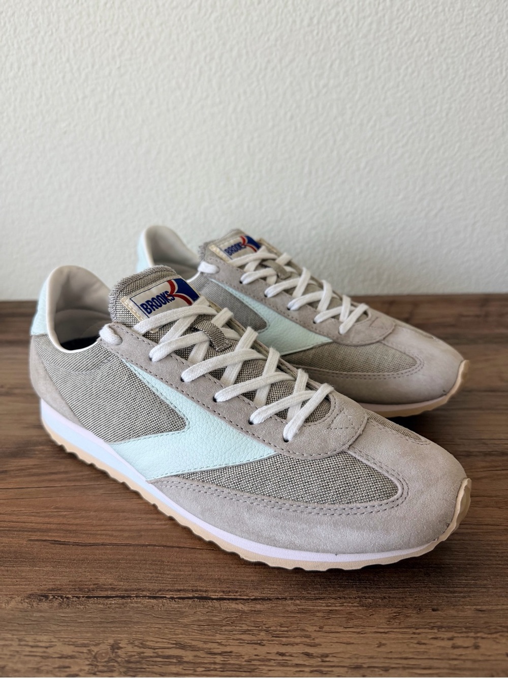 Brooks Vanguard Heritage Sneakers in Grey/Mint Size 8 MINT CONDITION/WORN ONCE!